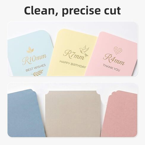 Paper Corner Cutter Set, 2 Pcs 3-in-1 Paper Corner Rounder Punch (R4/R7/R10mm) & Decorative Corner Punch, Round Corner Punch for Cardstock, Cards, Photos, Business Cards, Scrapbooks in Saudi Arabia