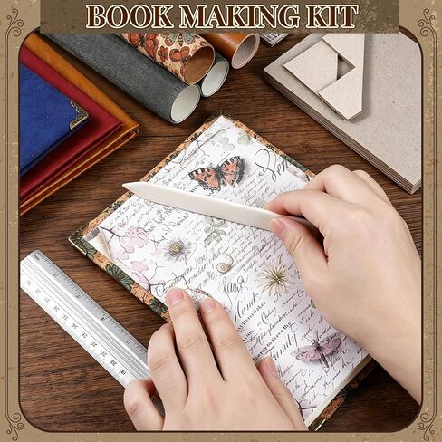 FOGWOWO 152Pcs Book Binding Kits with 7.9" x 11.6" Book Press for DIY Craft in Kuwait
