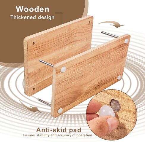 FUXAFU 50 Pcs Book Binding Kits, 13"x7.9" Inch Wooden Book Press，Books Binding Materials, with Bone Folder, Awl, Needles for DIY Bookbinding, BookRepair, Handmade Crafts in Saudi Arabia
