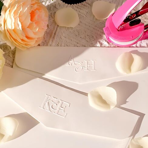 Personalized Wedding Embosser - Custom Initials for Invitations & Couples in Saudi Arabia