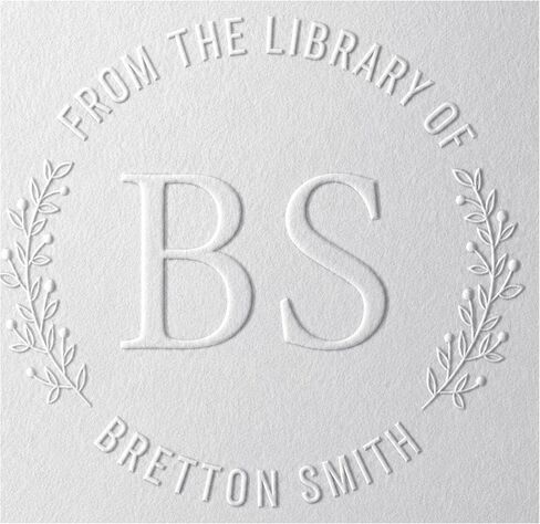 10+ تصاميم زجاجة كتاب مخصص مع اسمك من مكتبة ، الكتاب ينتمي إلى ، Floral Ex Libris ، Great Book Lover Gift 1 x 5/8 "(الأحرف الأولى) in Kuwait
