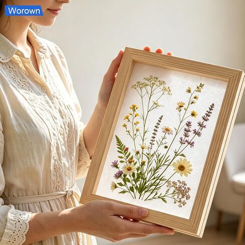 Worown 16 Sets A6 Natural Wood Papermaking Frames, Paper Making Screen Mold in Kuwait