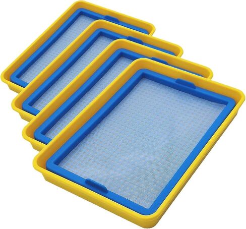 Worown Plastic Paper Making Frame Kit, Papermaking Mould, 5 x 7 Inch Screen for DIY Paper Making in Kuwait