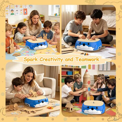 Premium Cardboard Cutter for Kids, Creative Arts & Crafts, Blue in Kuwait