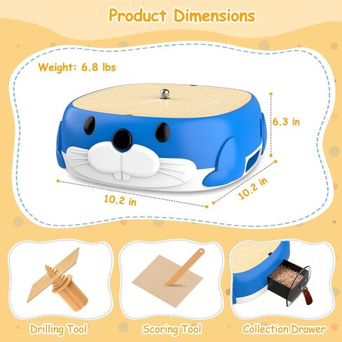 Premium Cardboard Cutter for Kids, Creative Arts & Crafts, Blue in Kuwait