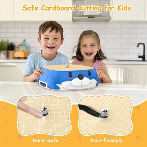 Premium Cardboard Cutter for Kids, Creative Arts & Crafts, Blue in Kuwait