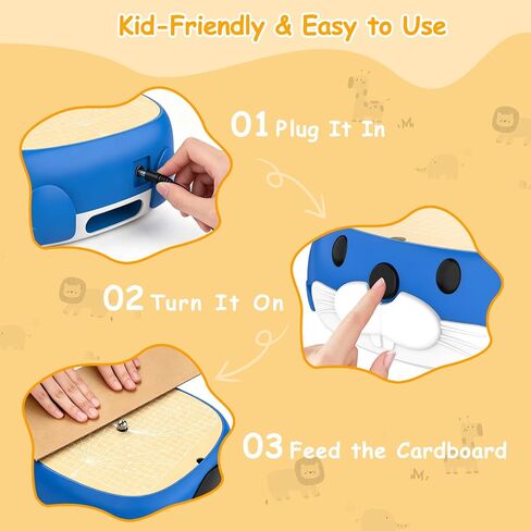 Premium Cardboard Cutter for Kids, Creative Arts & Crafts, Blue in Kuwait