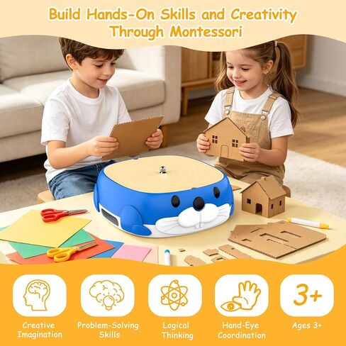 Premium Cardboard Cutter for Kids, Creative Arts & Crafts, Blue in Kuwait