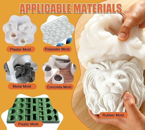 7 oz Silicone Mold Release Spray, Water Based Odorless Fast Drying Releaser, Non-Stick No Oily Residue for Epoxy Resin, Candle Making, Soap, Plaster, Silicone & Plastic Molds, Extend Mold Lifespan in Saudi Arabia