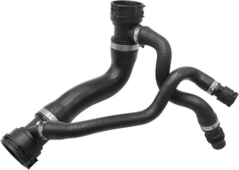 Jaronx Compatible with BMW Engine Upper Radiator Hose Coolant Water Hose Pipe, From Engine To Radiator for 1' E82/E87/E88,3' E90/E91/E92/E93,X1 E84,Z4 E89 (N51/N52/N52N/N53)-Replace for 17127531579 in Kuwait