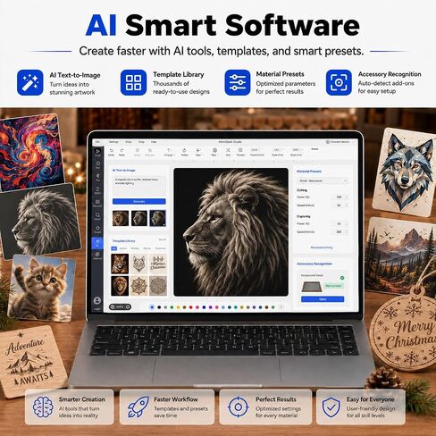 ATOMSTACK Swift 12000mW Laser Engraver & Cutter for Beginners in Kuwait