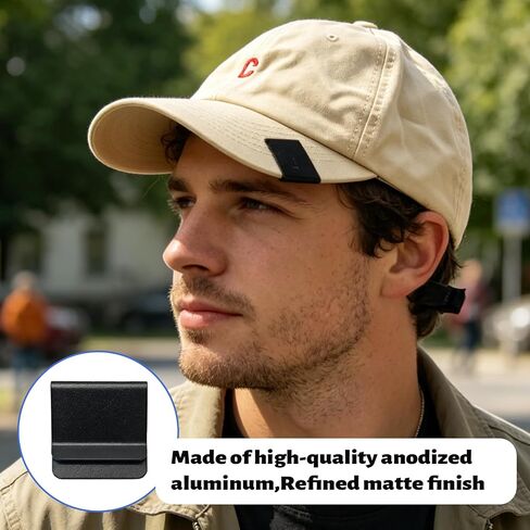 10 Pack Hat Brim Clips, Blank Aluminum Hat Clips for Laser Engraving, Golf Hat Clip Blanks for DIY UV Printing & Personalized Gifts in Saudi Arabia