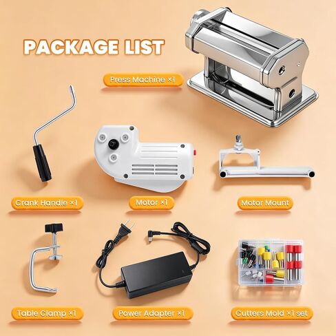 Electric Polymer Clay Press Machine Set Dual Mode Clay Roller Machine with 9 Thickness Settings 40PCS Round Clay Cutter for Making Clay Earrings in Kuwait