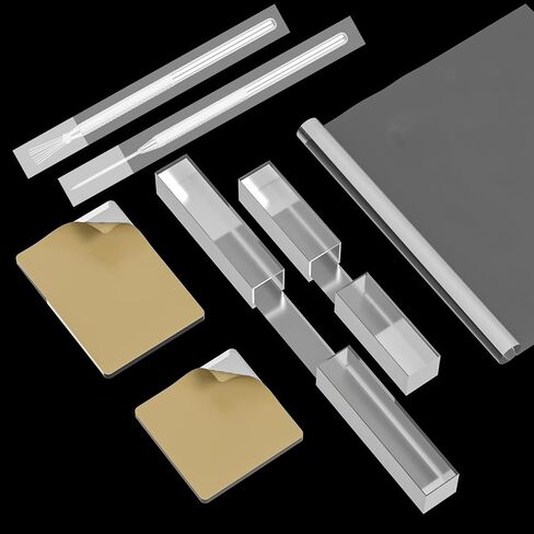 12 Pcs Polymer Clay Cutter Tools, Acrylic Roller for Polymer Clay, Acrylic Sheet Rectangle Shape, Clay Rolling Pin, Modeling Clay Carving Tools, Shaping Knife for Clay DIY, Earing Making, Jewelry in Saudi Arabia