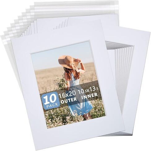 10 Pack 16x20 White Backing Boards, Uncut 16x20 Mat Board in Saudi Arabia