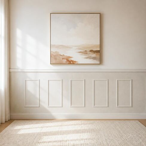 Pre-Cut Paintable Wall Molding Kit, 3 Set Accent Wall Panels (24"x 32") in Saudi Arabia