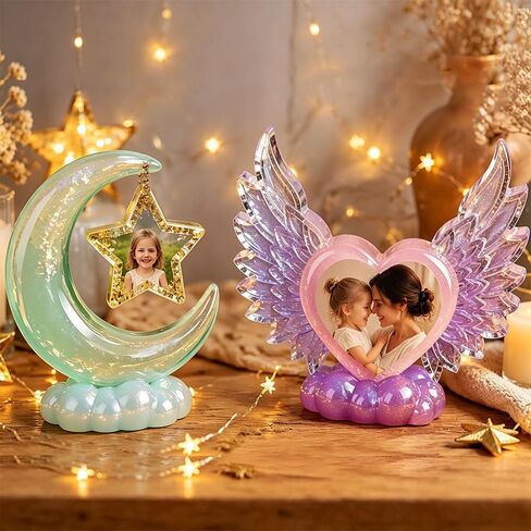 Picture Frame Resin Molds 2pcs Featuring Moons, Stars, Angel Wings Molds in Kuwait