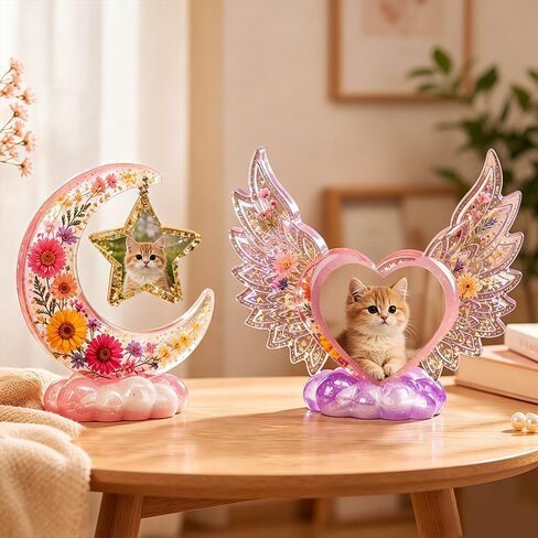 Picture Frame Resin Molds 2pcs Featuring Moons, Stars, Angel Wings Molds in Kuwait