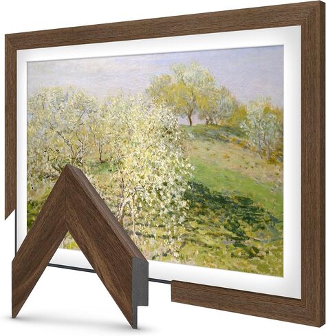 Museum Walnut 3" Deco TV Frame for Samsung The Frame/Pro TVs in Kuwait