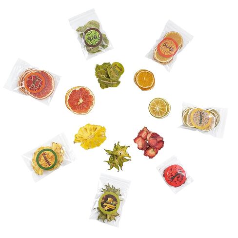 Natural Dried Fruit Kit for DIY Crafts - 7 Packs, Perfect for Soap Making, Candle Making, Resin Jewelry, Bath Bombs, and Nail Art - Includes Grapefruit Strawberry Kiwi Orange Pineapple Lime Starfruit in Kuwait