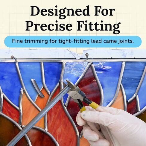Lead Nippers for Stained Glass - Precision Tool Spring-Loaded Lead Dykes in Saudi Arabia