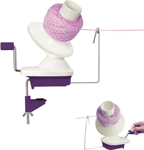 3.5 OZ Yarn Ball Winder, Manual Yarn Spinner for Knitting and Crocheting in Saudi Arabia