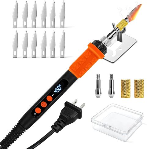 K KERNOWO Digital Hot Knife Foam Cutter, Heat Electric Craft Knife for 3D Print Support Removal, Shaping Cosplay EVA Foam & Plastic Cutting Tool in Saudi Arabia