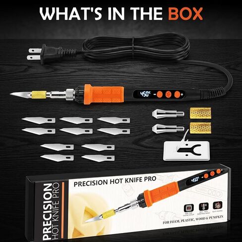 K KERNOWO Digital Hot Knife Foam Cutter, Heat Electric Craft Knife for 3D Print Support Removal, Shaping Cosplay EVA Foam & Plastic Cutting Tool in Saudi Arabia