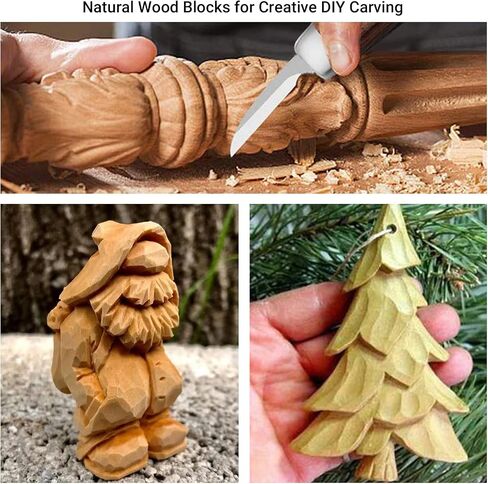 Cor cordium Wood Whittling Kit with Basswood Blocks Sets for Adults and Beginners,Carving Set Includes 3pcs Widdling Knife & 8pcs Blocks & Gloves,Gifts for Christmas,Fathers Day,Mothers Day in Saudi Arabia