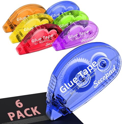 Secopad Scrapbook Tape, 8 Pack Glue Tape, Light-Colored Shell in Kuwait