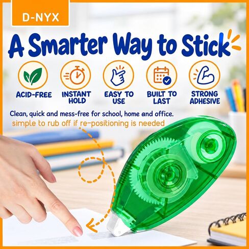 Double Sided Tape Scrapbook Tape Roller, Must Have Adhesive Glue Runner in Kuwait