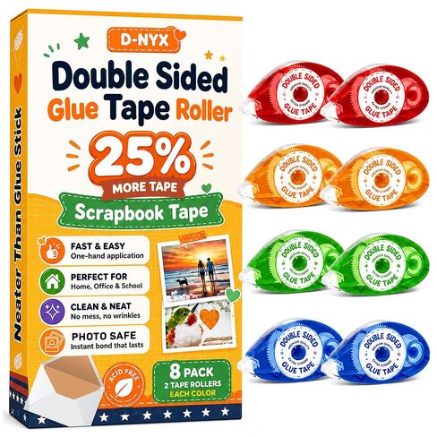 Double Sided Tape Scrapbook Tape Roller, Must Have Adhesive Glue Runner in Kuwait