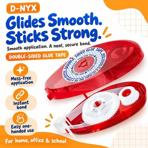 Double Sided Tape Scrapbook Tape Roller, Must Have Adhesive Glue Runner in Kuwait