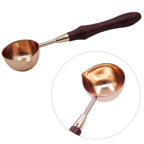 Wax Seal Warmer Melting Pot Wax Sealer Melting Furnace with Melting Spoon for Sealing Stamp Letter Envelope in Kuwait