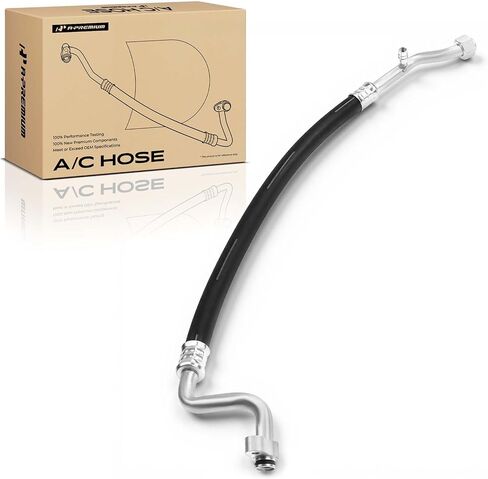 A-Premium A/C Discharge Line Hose Assembly Compatible with Honda Civic Sedan 2006-2011 L4 1.8L SOHC, Compressor to Condenser in Kuwait