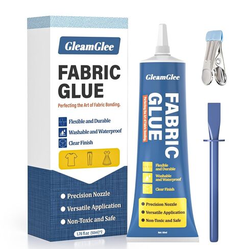 Fabric Glue Permanent, Extra Strong Clear Washable Clothing Glue in Saudi Arabia