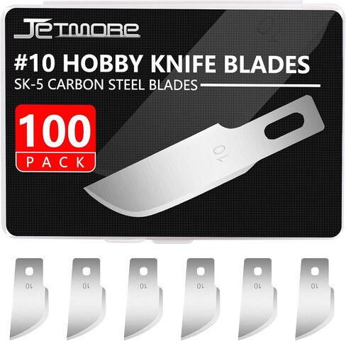 JETMORE 100 Pack Exacto Knife Blades, Hobby Knife Blades for Carving & DIY in Kuwait
