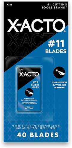 X-Acto Knife Blades, No. 11 Blade With Safety Dispenser, Pack Of 15 in Kuwait