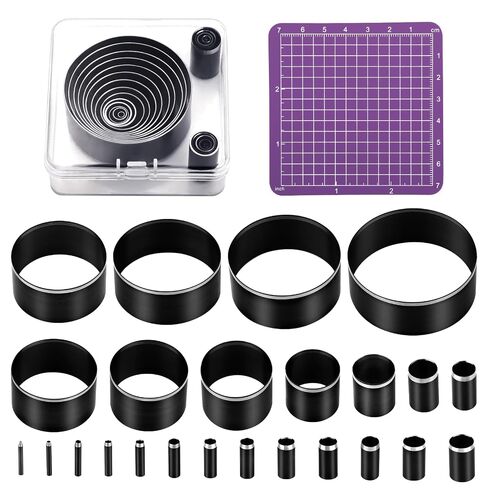 8 Pcs Leather Circle Cutter Tool, Leather Punch Tool Cutting Dies in Kuwait