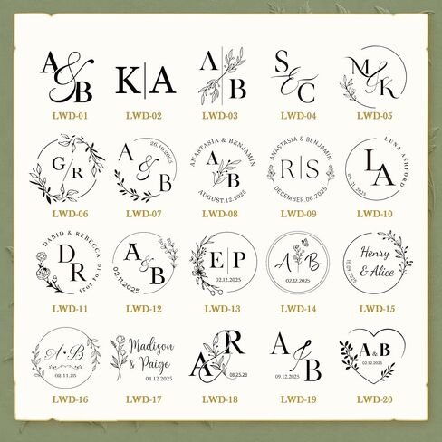 Custom Wedding Book Embosser - Personalized Ex Libris Stamp for Couples in Saudi Arabia