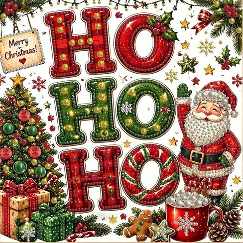 Christmas Santa Claus Pearl Art Kits for Adults,Pearl Diamond Painting Kits in Saudi Arabia