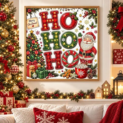 Christmas Santa Claus Pearl Art Kits for Adults,Pearl Diamond Painting Kits in Saudi Arabia