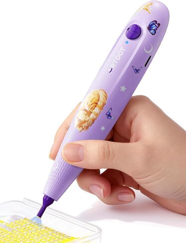 ARTDOT Wireless Vacuum Pen for Diamond Art Kit for Adults, Long-Lasting Electric Pen for Diamond Painting Accessories and Tools in Saudi Arabia