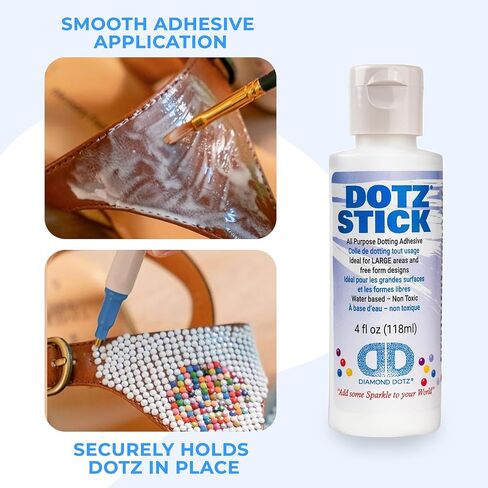 Diamond Dotz Stick Adhesive Glue for Diamond Painting and Crafts, Clear in Saudi Arabia