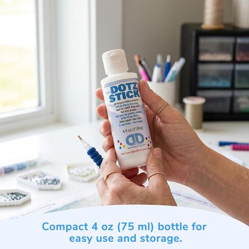 Diamond Dotz Stick Adhesive Glue for Diamond Painting and Crafts, Clear in Saudi Arabia