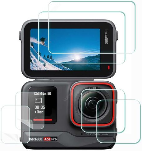 ULBTER Screen Protector for Insta360 ONE RS/ONE R LCD + 4K Lens [2+2Pack] in Kuwait