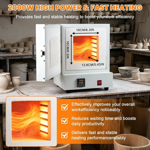 2000W Electric Kiln for Jewelry Making in Saudi Arabia