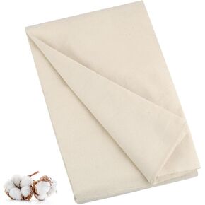 100% Cotton Muslin Fabric, 63 Inch X 2 Yards Unbleached Fabric by The Yard in Saudi Arabia
