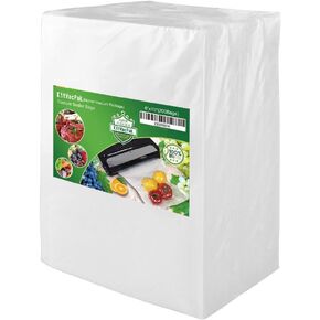 200 Pint 6X10 Vacuum Food Sealer Bags with BPA Free and Heavy Duty,Commercial Grade Vacuum Sealer Freezer Bags Compatible with Any Type Vacuum Sealer Machine in Saudi Arabia