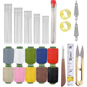 Obear 43-Piece Sewing Kit for Adults and Beginners,Big Eye Stainless Steel Sewing Needles Kit for Hand Sewing with Needle Threader and Seam Ripper in Saudi Arabia